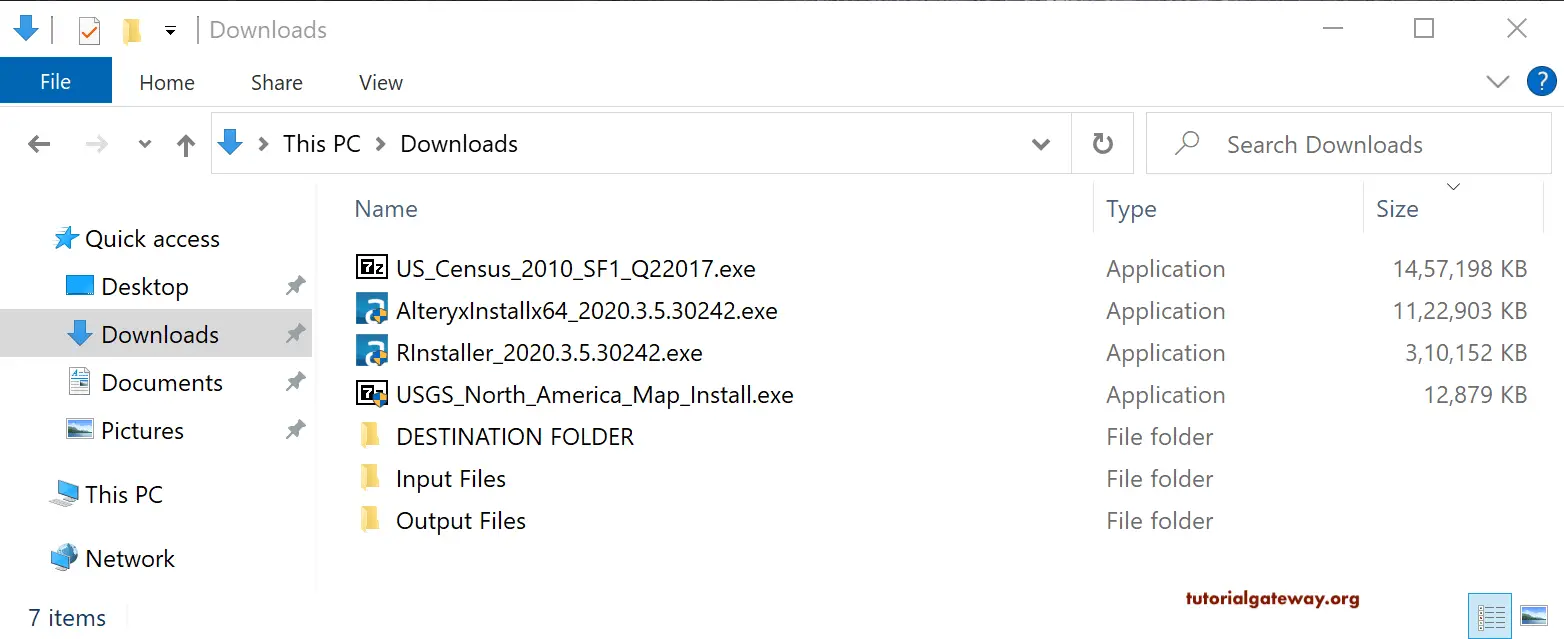 View Saved Exe file inside a local file directory 5
