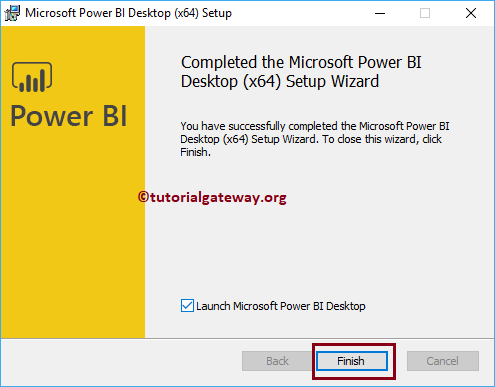 Download and install Power BI Desktop 9