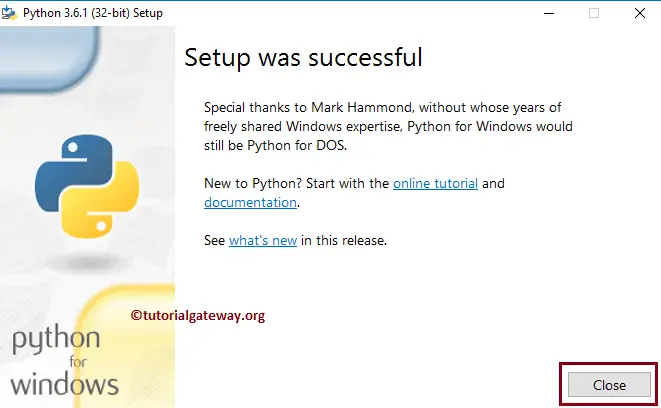 Download and Install Python on windows 10 8
