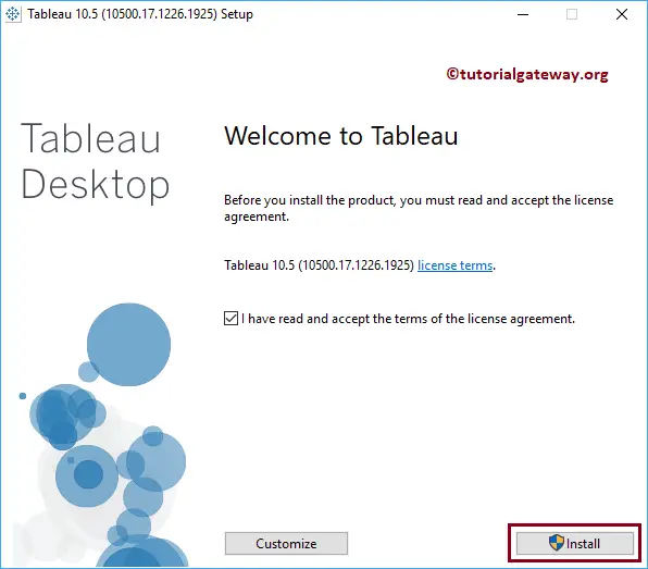 Download and Install Tableau 5