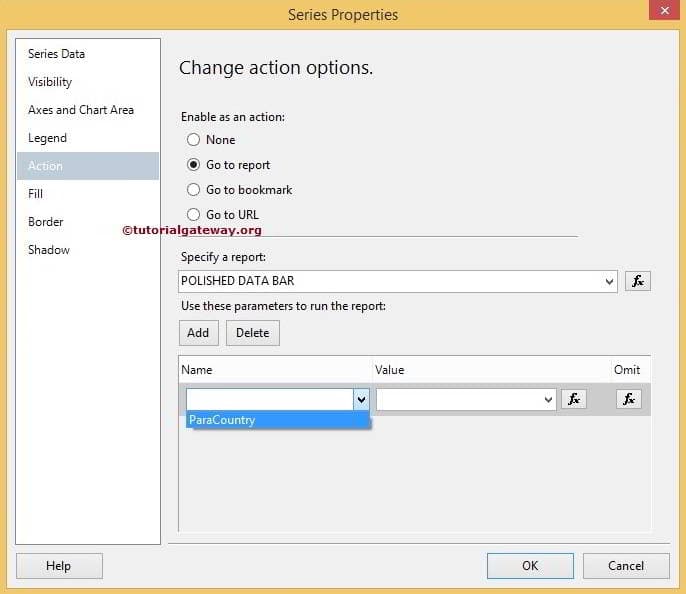 SSRS Drill Through Action Reports parameter 7