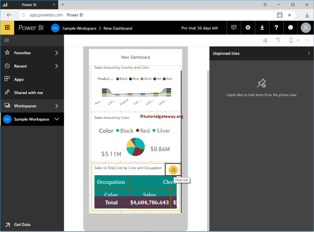 Edit Power BI App 6