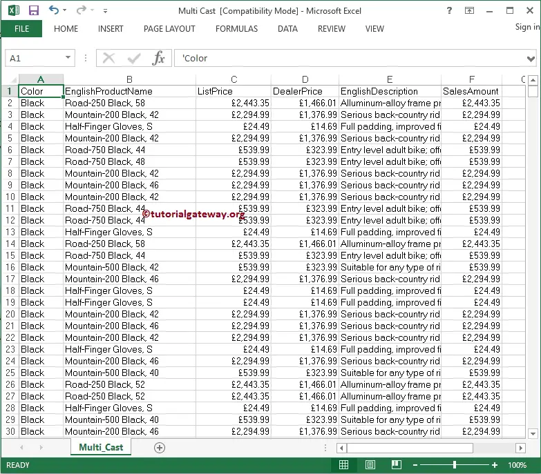Excel File to import to PowerCenter Designer 1