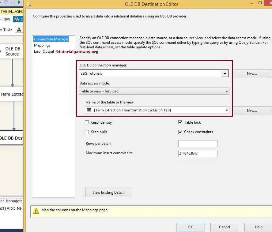 Exclusion Tab in SSIS Term Extraction Transformation 9