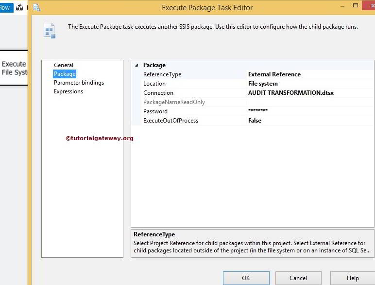 Execute Packages in File System using SSIS Execute Package Task 8