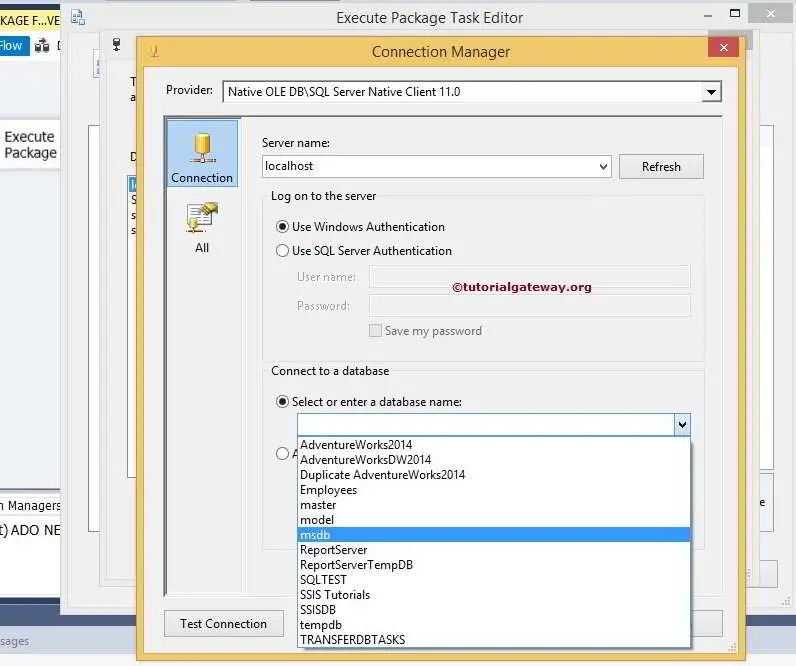 Execute Packages in SQL Server using SSIS Execute Package Task 5