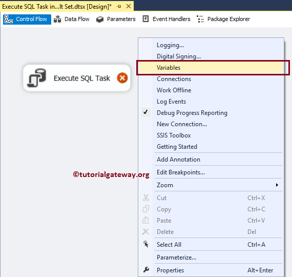 Execute SQL Task in SSIS Full Row Set 3
