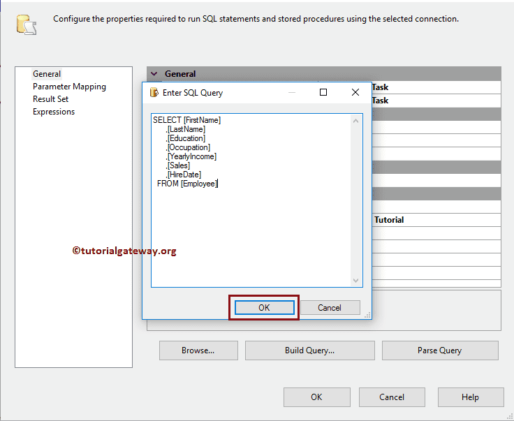 Execute SQL Task in SSIS Full Row Set 6