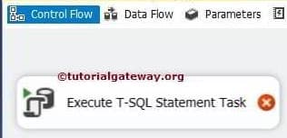 Execute T-SQL Statement Task in SSIS 1