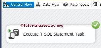 Execute Execute T-SQL Statement Task in SSIS 6
