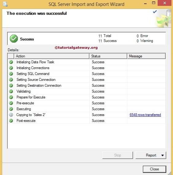 Export Data from Sql Server To Excel Using SSIS Import And Export Data Wizard 13