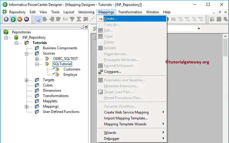 Create Mapping to Export Data from SQL Server to Flat File in Informatica 14