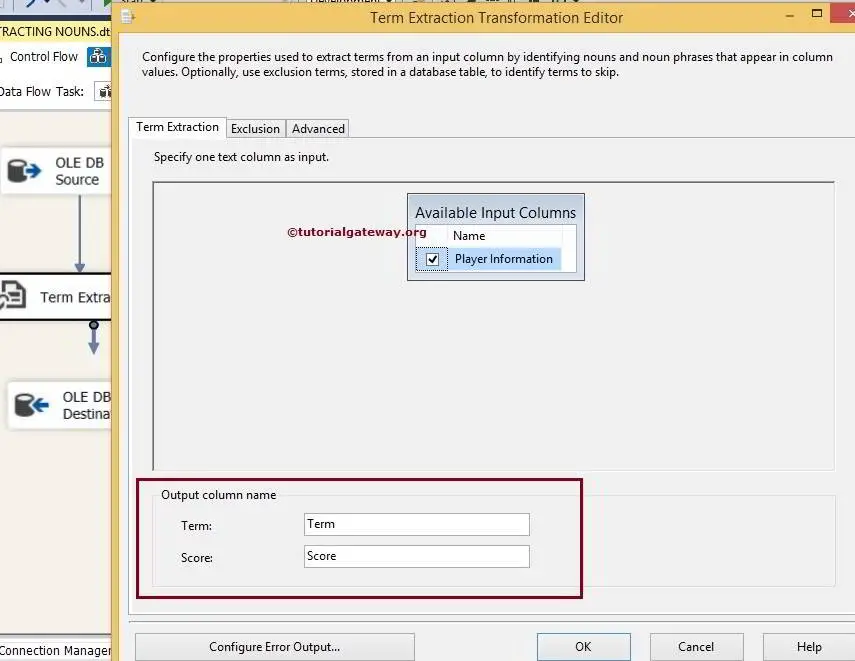 Exclusion Tab in SSIS Term Extraction Transformation 5