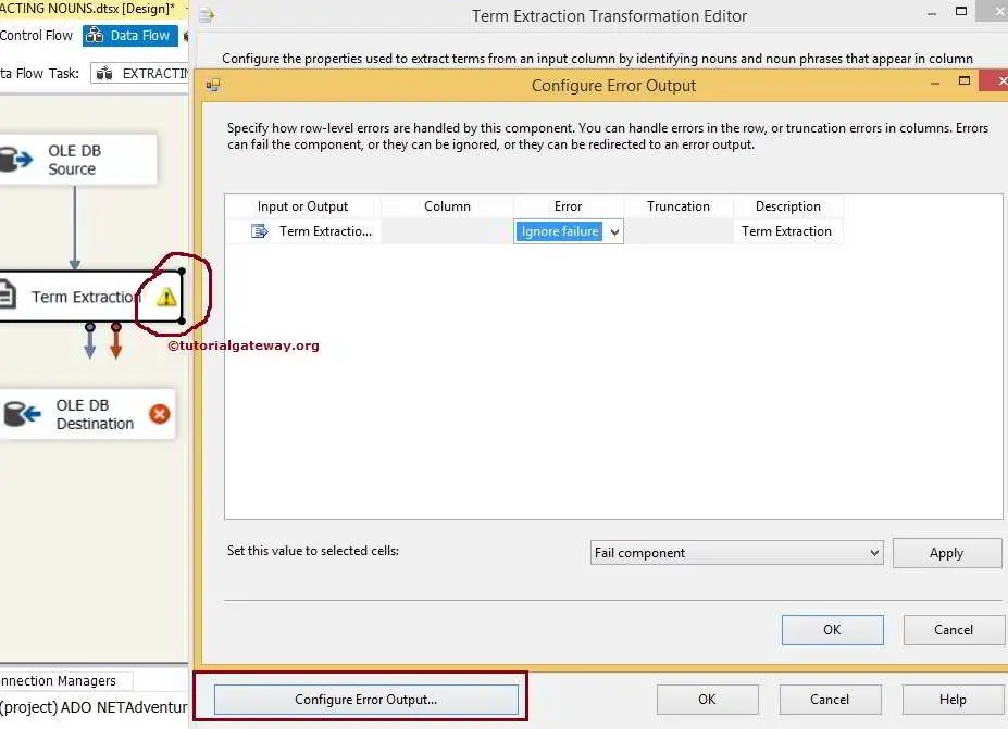 Extract Nouns Using Term Extraction Transformation in SSIS 8