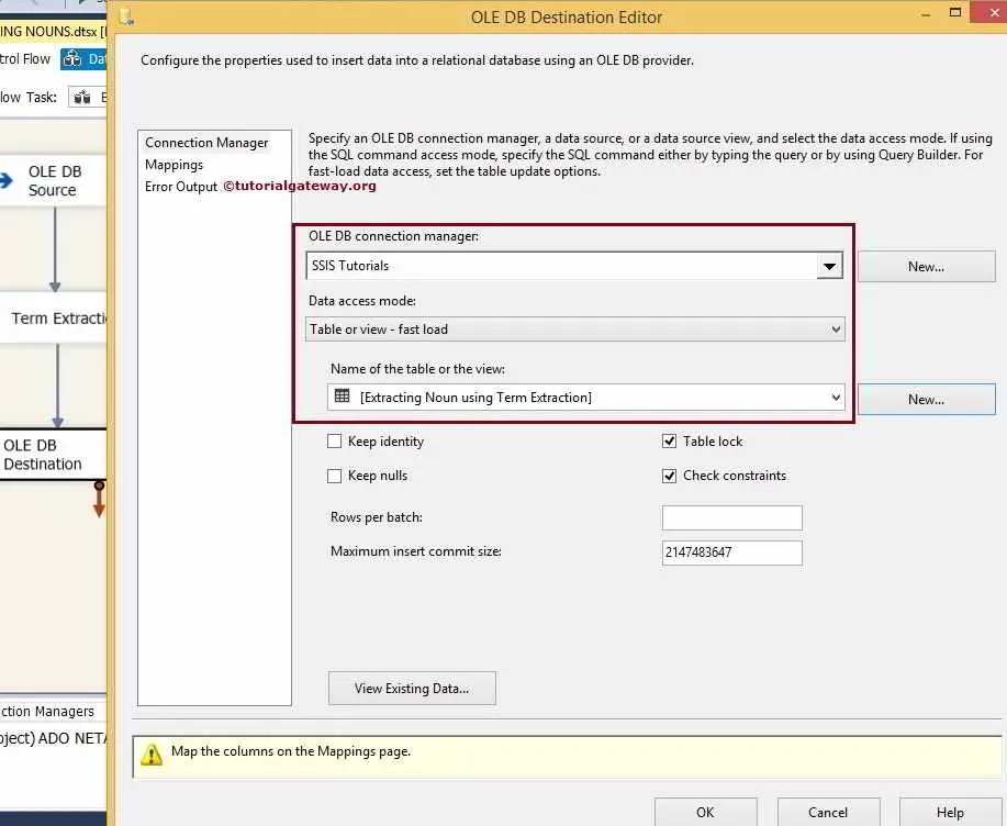 Extract Nouns Using Term Extraction Transformation in SSIS 9