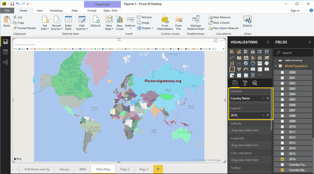 Add fields to Location and Legend 7