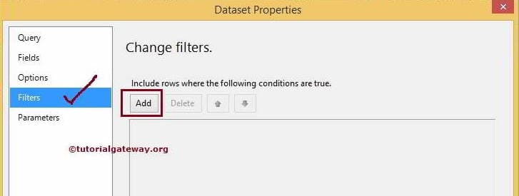 Add New Filter at Dataset Level 2