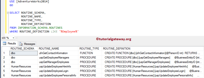 Find the Dependencies of a Table in SQL Server 8