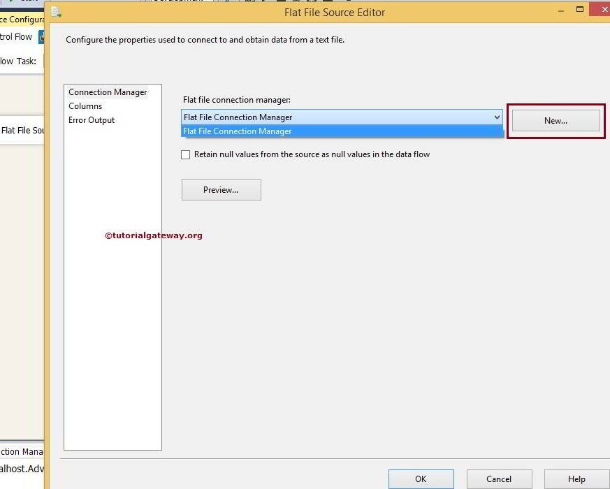 Flat File Source in SSIS 4