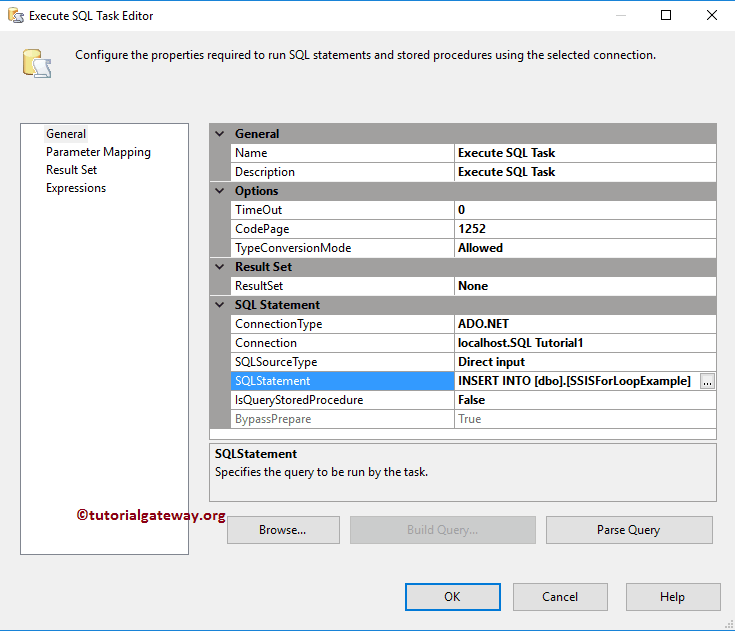 For Loop Container in SSIS 9