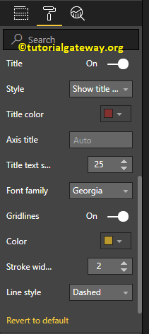 Change Axis Gridlines color, and stroke width 8