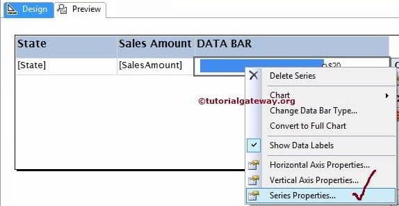 Format Data Bar Series Properties 1