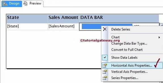 Format Data Bars Horizontal Axis Properties 5