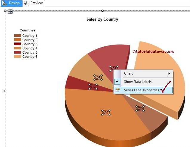 Display Percentage Values on Pie Chart in SSRS 2014
