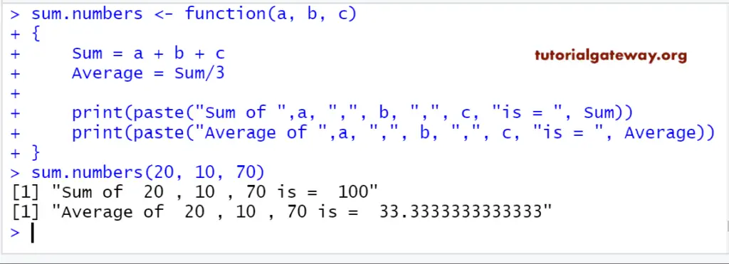 Functions in R Programming 3
