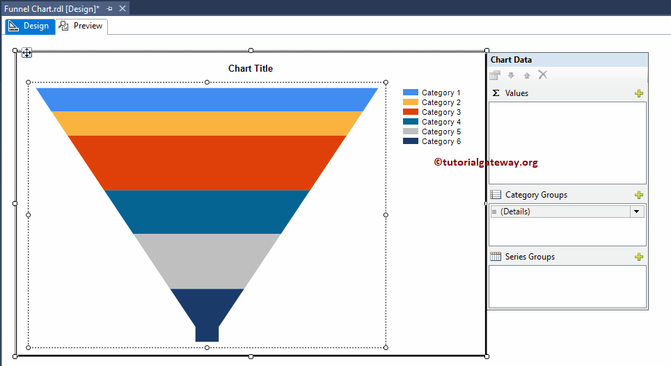 Funnel Chart in SSRS 5