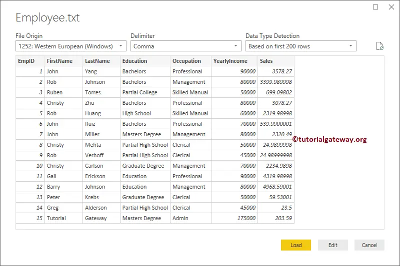 Get Data from Text File to Power BI 6