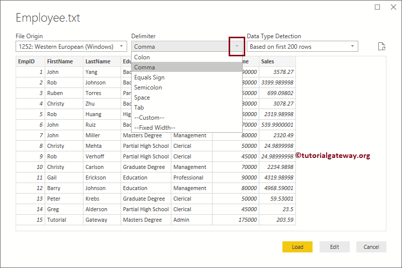 Get Data from Text File to Power BI 6