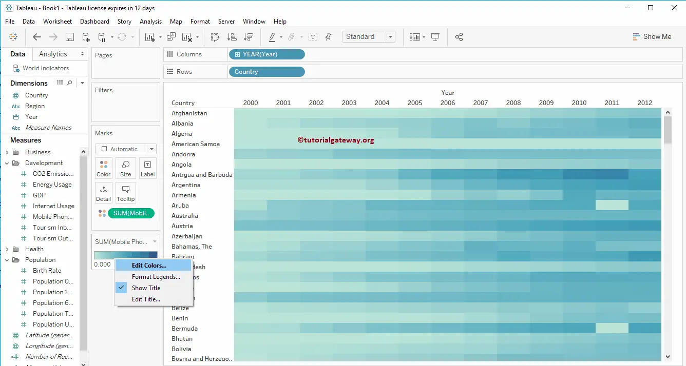 Highlight Table in Tableau 6