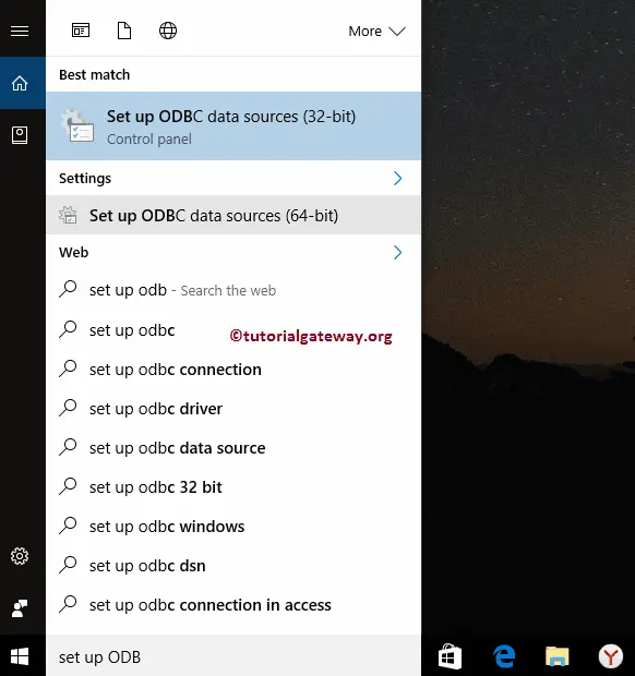 How to Create ODBC Connection for Windows 1