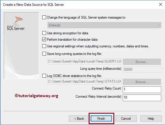 How to Create ODBC Connection for Windows 7