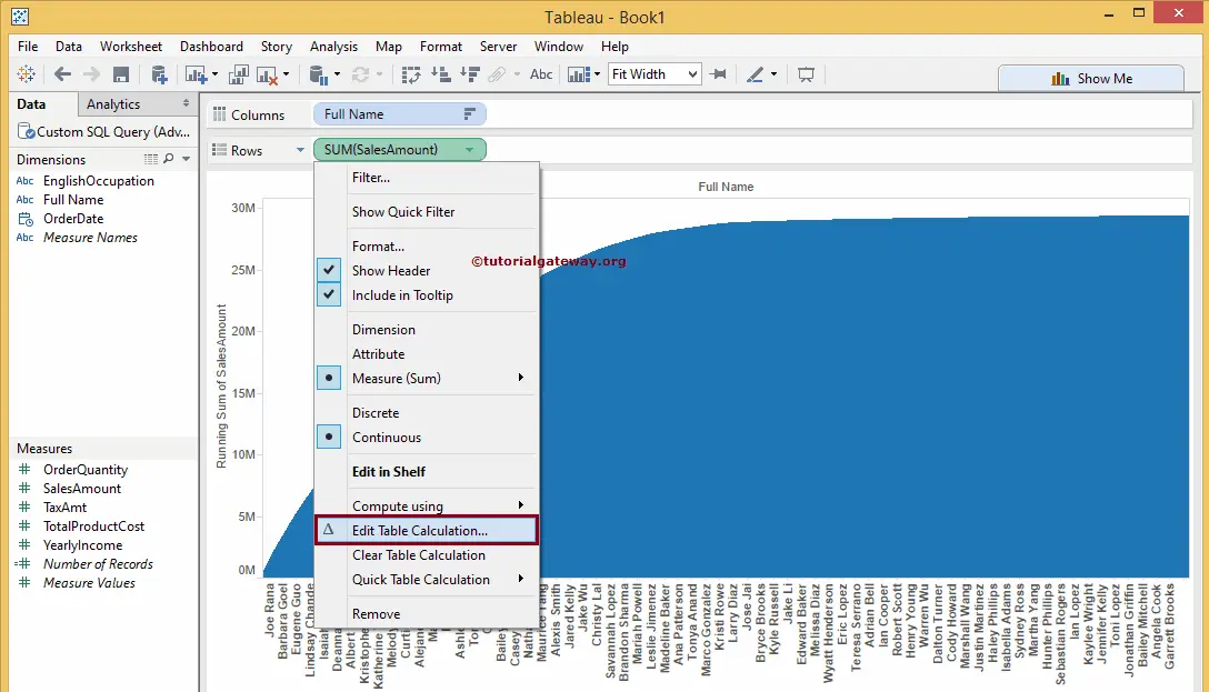 How to Create Pareto Chart in Tableau 5