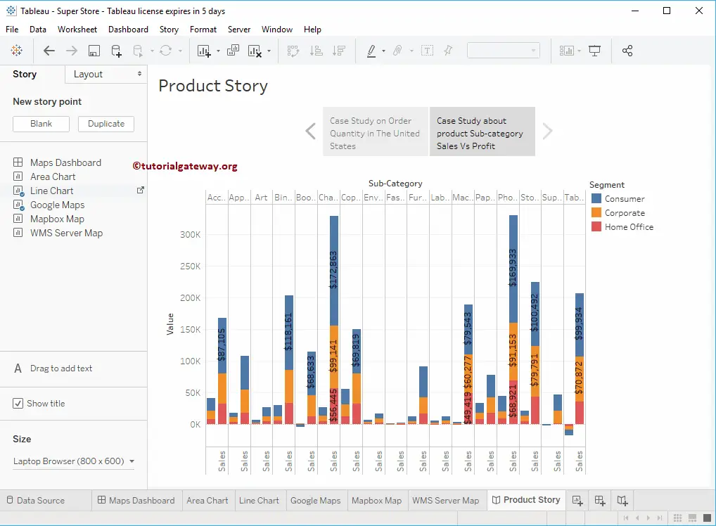 How to Create a Story in Tableau 20