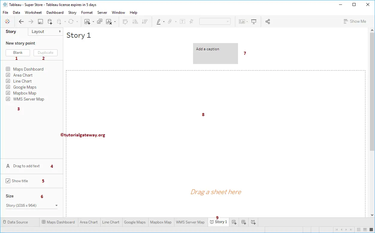 How to Create a Story in Tableau 3