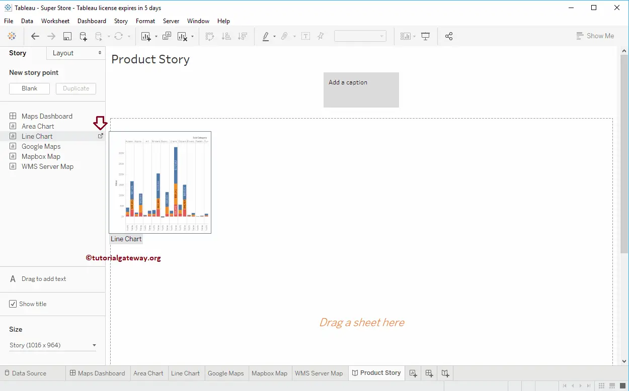 How to Create a Story in Tableau 4