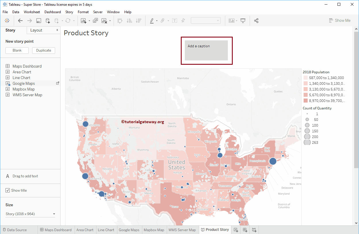 How to Create a Story in Tableau 6