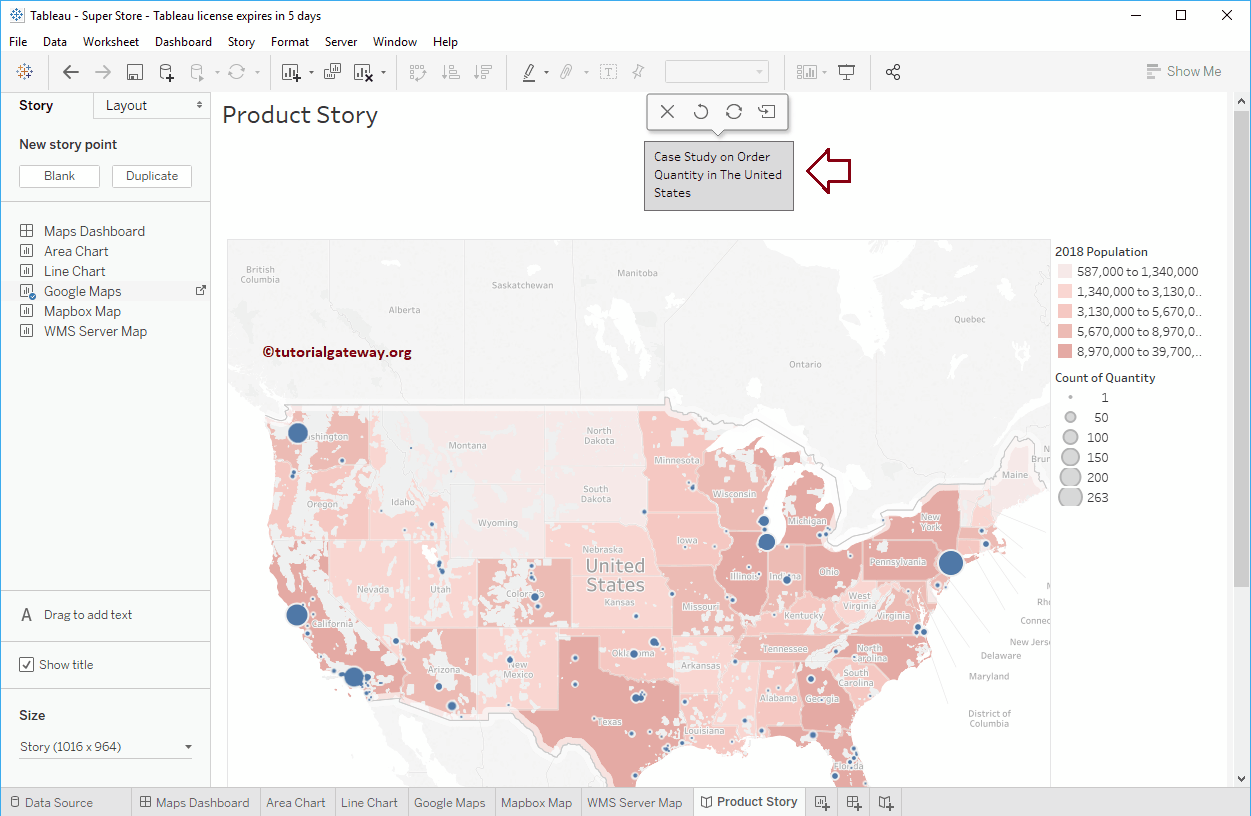 How to Create a Story in Tableau 7