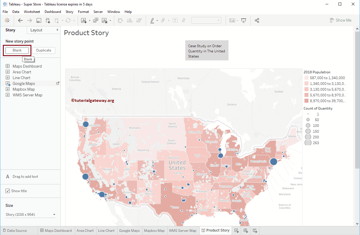 How to Create a Story in Tableau 8