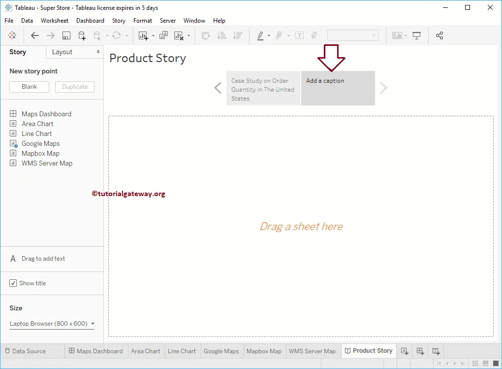 How to Create a Story in Tableau 9