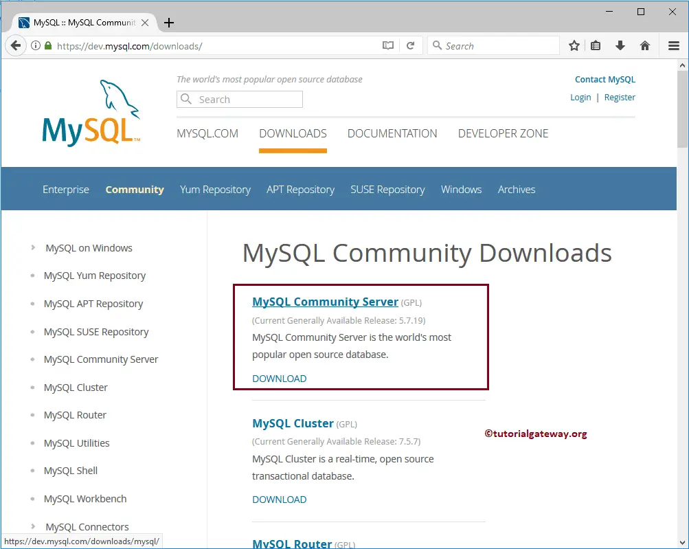 How to Download MySQL 3