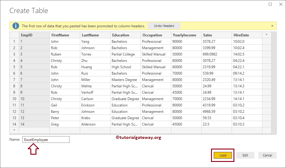 How to Enter Data into Power BI 11