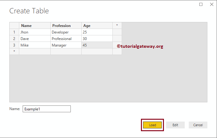 How to Enter Data into Power BI 5