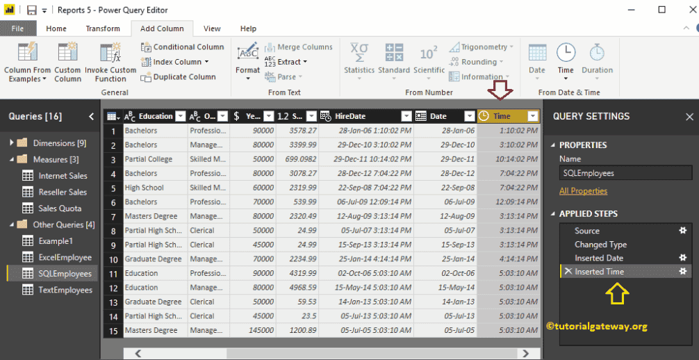 Format Time in Power BI 12