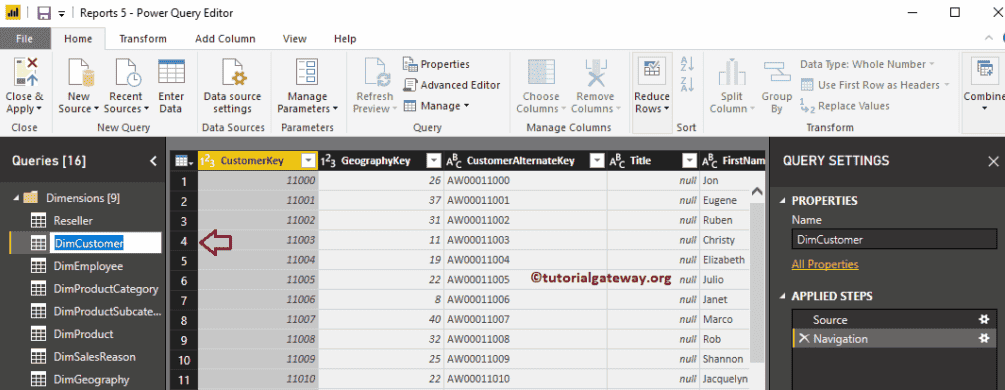 How to Rename Table Names in Power BI 6