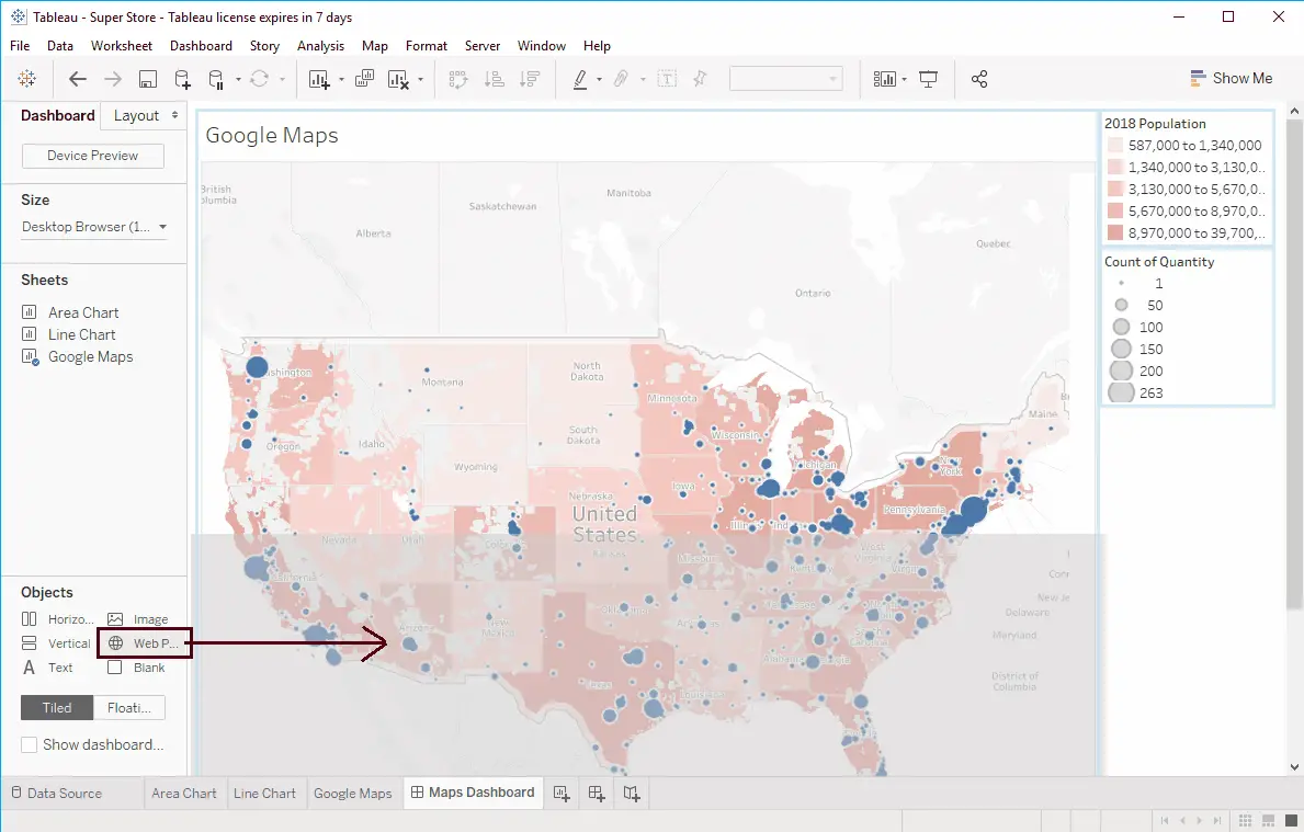 How to Use Google Maps in Tableau 13