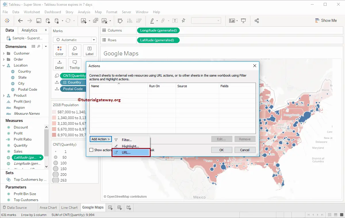How to Use Google Maps in Tableau 7